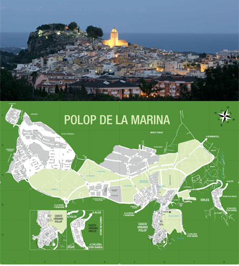Callejero de Polop de la Marina