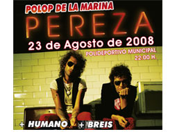 Concierto de Pereza en Polop de la Marina