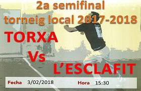 Torneig de Pilota 2a semifinal Torneig de Pilota 2a semifinal
