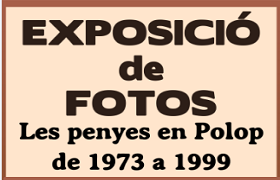 Exposicio de fotos les penyes en Polop (1973-1999) Exposicio de fotos les penyes en Polop (1973-1999)