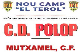 Compromiso liguero del CD Polop Compromiso liguero del CD Polop