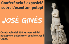 Conferència sobre l’escultor José Gines Conferència sobre l’escultor José Gines
