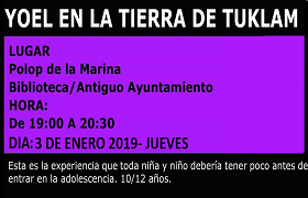 Presentación del libro “Yoel en la tierra del Tuklam” Presentación del libro “Yoel en la tierra del Tuklam”