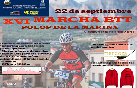 Resumen de la XVI Marcha BTT Polop de la Marina Resumen de la XVI Marcha BTT Polop de la Marina