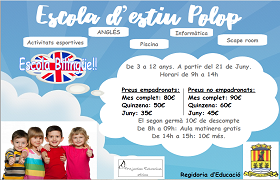 Escola d’estiu 2019 Escola d’estiu 2019