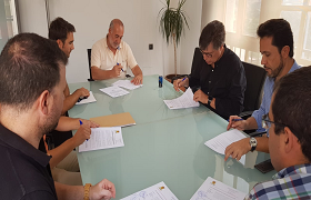 Firma inicio obras de mejora Firma inicio obras de mejora